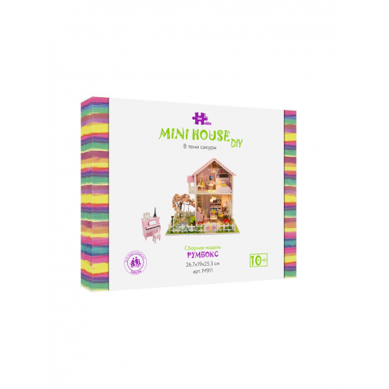 Интерьерный конструктор Hobby Day DIY MiniHouse, В тени сакуры,  M911-1