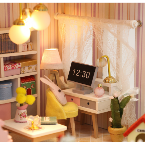 Интерьерный конструктор Hobby Day DIY MiniHouse, В тени сакуры,  M911-3