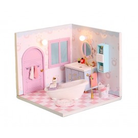 Интерьерный конструктор Hobby Day DIY MiniHouse, MiniHouse Мой дом 9 в 1: Моя ванная комната,  S2010