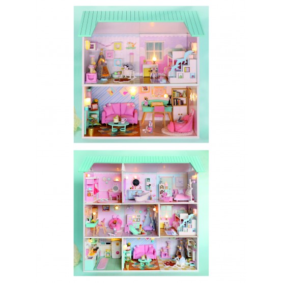 Интерьерный конструктор Hobby Day DIY MiniHouse, MiniHouse Мой дом 9 в 1: Моя комната,  S2003-3