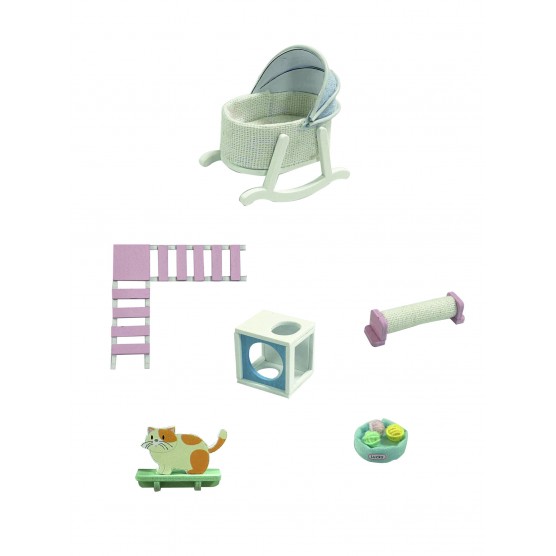 Интерьерный конструктор Hobby Day DIY MiniHouse, MiniHouse Мой дом 9 в 1: Мой кошкин дом,  S2009-1