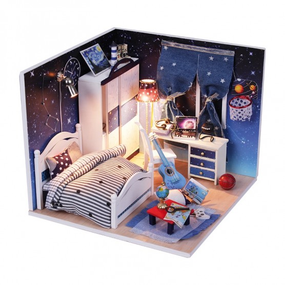 Интерьерный конструктор Hobby Day DIY MiniHouse, MiniHouse Звёздное небо M008,  M008-0