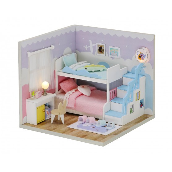 Интерьерный конструктор Hobby Day DIY MiniHouse, MiniHouse Мой дом 9 в 1: Моя комната,  S2003-0