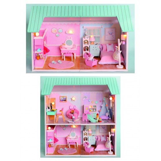 Интерьерный конструктор Hobby Day DIY MiniHouse, MiniHouse Мой дом 9 в 1: Моя гардеробная,  S2011-1