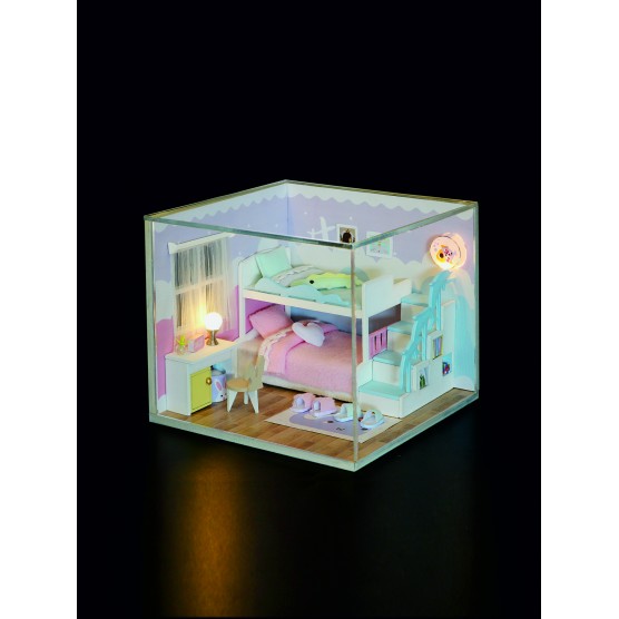 Интерьерный конструктор Hobby Day DIY MiniHouse, MiniHouse Мой дом 9 в 1: Моя комната,  S2003-1