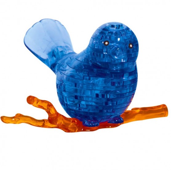 Интерьерный конструктор Hobby Day DIY MiniHouse, Птичка на ветке со Светом 3d пазл,  9059A-0