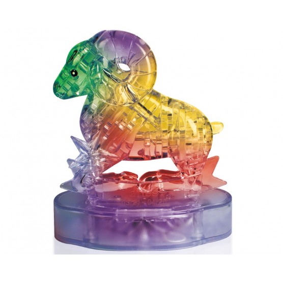 Интерьерный конструктор Hobby Day DIY MiniHouse, Овен со Светом 3D  Знаки Зодиака,  9051A-0