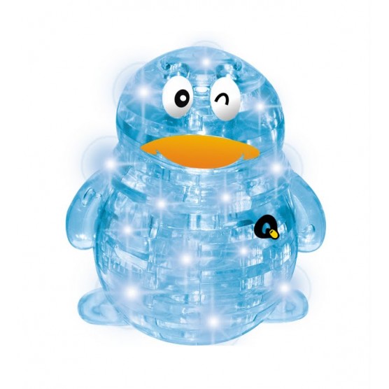 Интерьерный конструктор Hobby Day DIY MiniHouse, Пингвин со светом 3d пазл,  9008A-0