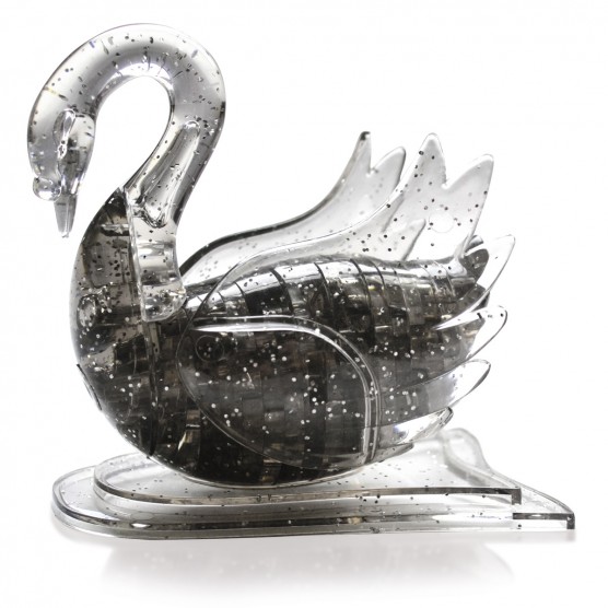 Интерьерный конструктор Hobby Day DIY MiniHouse, Лебедь со светом  3Д,  9004A-0