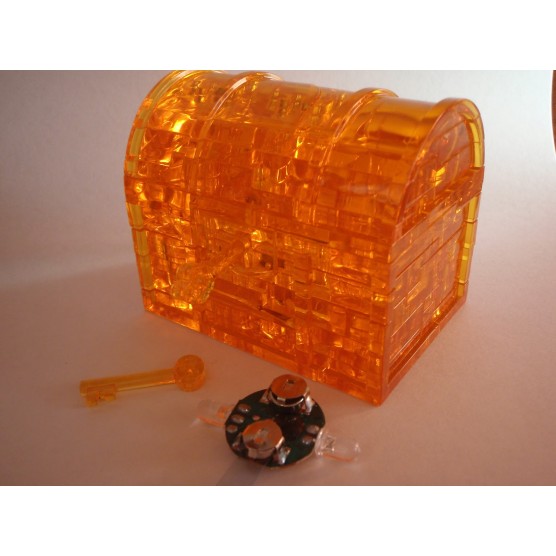 Интерьерный конструктор Hobby Day DIY MiniHouse, Сундук с подсветкой,  9006A-4