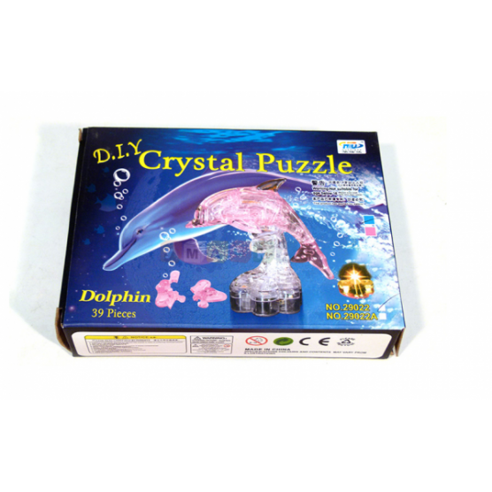 Интерьерный конструктор Hobby Day DIY MiniHouse, Дельфин L со светом,  29022A-3