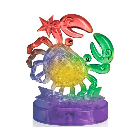 Интерьерный конструктор Hobby Day DIY MiniHouse, Рак со Светом 3D  Знаки Зодиака,  9048A-0