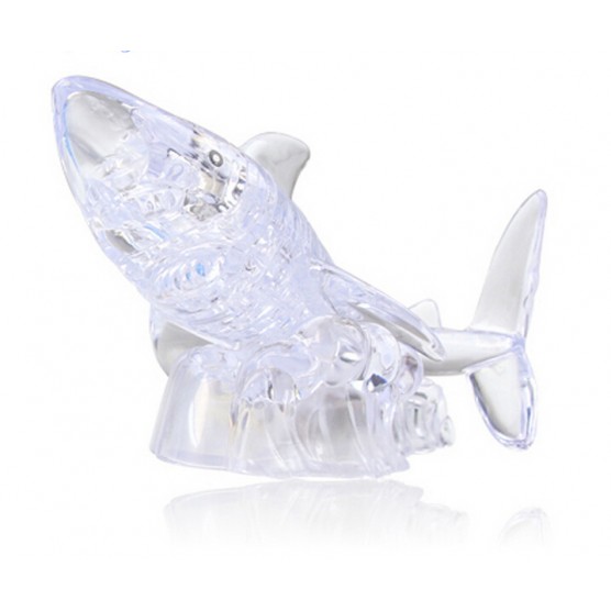 Интерьерный конструктор Hobby Day DIY MiniHouse, Акула со Светом 3D,  9060A-4