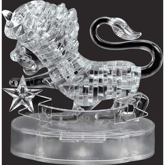 Интерьерный конструктор Hobby Day DIY MiniHouse, Лев со Светом 3д  Знаки Зодиака,  9052A-2