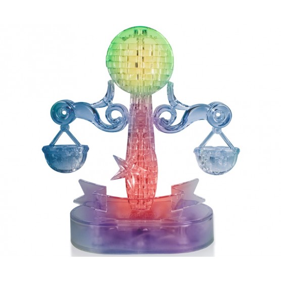 Интерьерный конструктор Hobby Day DIY MiniHouse, Весы со Светом 3д  Знаки Зодиака,  9045A-0