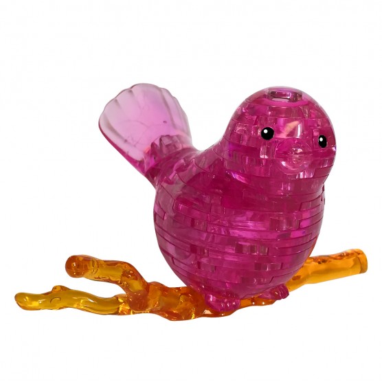 Интерьерный конструктор Hobby Day DIY MiniHouse, Птичка на ветке со Светом 3d пазл,  9059A-1