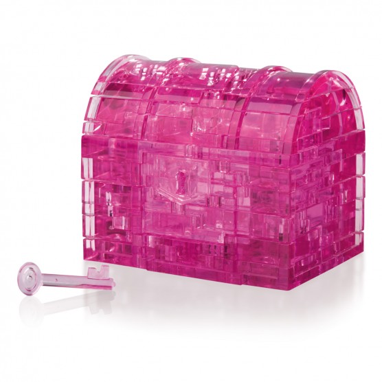 Интерьерный конструктор Hobby Day DIY MiniHouse, Сундук с подсветкой,  9006A-1