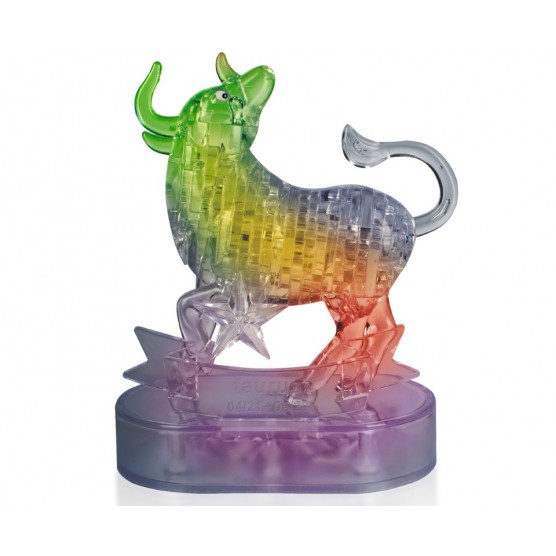 Интерьерный конструктор Hobby Day DIY MiniHouse, Телец со Светом 3D  Знаки Зодиака,  9044A-0