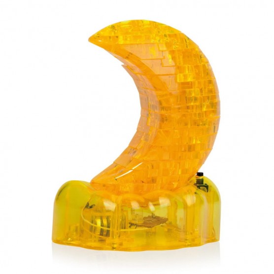 Интерьерный конструктор Hobby Day DIY MiniHouse, Луна на подставке со светом,  9017A-1