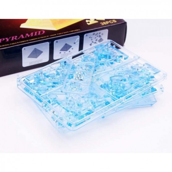 Интерьерный конструктор Hobby Day DIY MiniHouse, Пирамида со светом (большая),  29014A-3