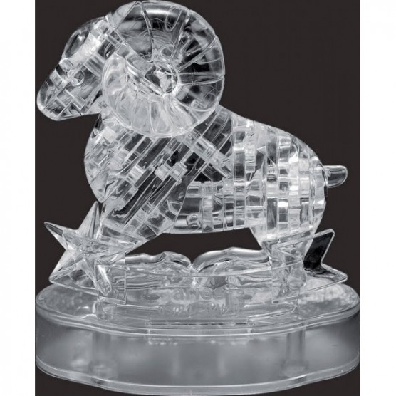 Интерьерный конструктор Hobby Day DIY MiniHouse, Овен со Светом 3D  Знаки Зодиака,  9051A-4