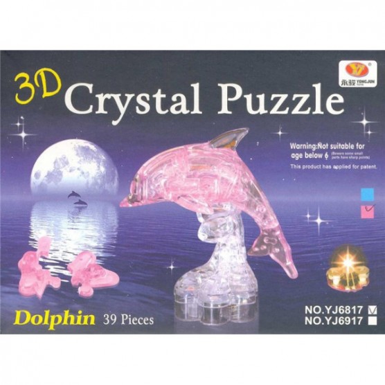 Интерьерный конструктор Hobby Day DIY MiniHouse, Дельфин L со светом,  29022A-4