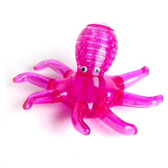 Интерьерный конструктор Hobby Day DIY MiniHouse, 3D Crystal Puzzle Осьминог YJ6919(29023А) (120/60),  YJ6919(29023А)-0