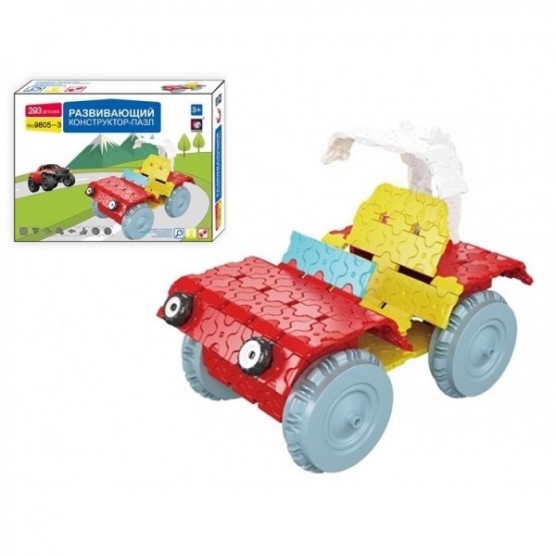 3D-пазл Crystal Puzzle, Конструктор пластиковый Кабриолет, 9805-3-4