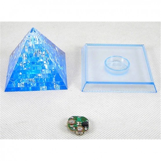 Интерьерный конструктор Hobby Day DIY MiniHouse, Пирамида со светом (большая),  29014A-2