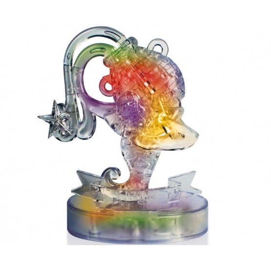 Интерьерный конструктор Hobby Day DIY MiniHouse, Водолей со Светом 3д  Знаки Зодиака,  9049A-0