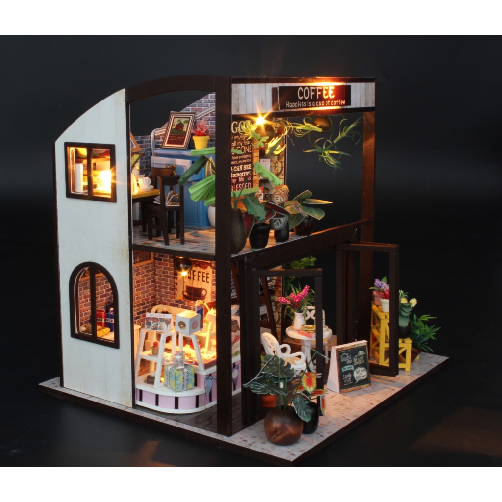 Купить Интерьерный конструктор Hobby Day DIY MiniHouse, COFFEE HOUSE, M027