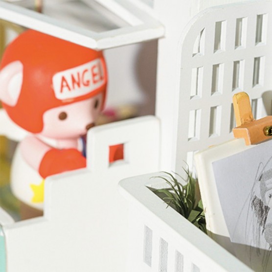 Интерьерный конструктор Hobby Day DIY MiniHouse, 
 Любимый сосед (Loving Neighborhood), TD05W-4