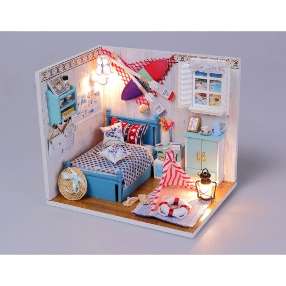 Интерьерный конструктор Hobby Day DIY MiniHouse, Греческие каникулы, M010-2