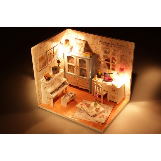Интерьерный конструктор Hobby Day DIY MiniHouse, Комната Александры, M011-3
