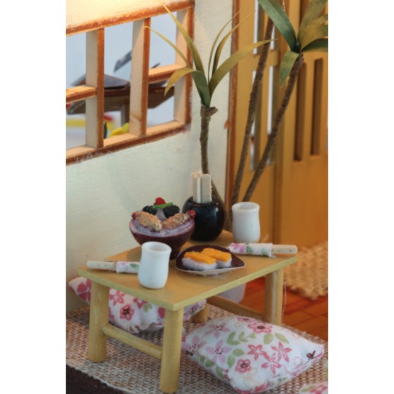 Интерьерный конструктор Hobby Day DIY MiniHouse, Суши Бар «SAKURA», 13827-4