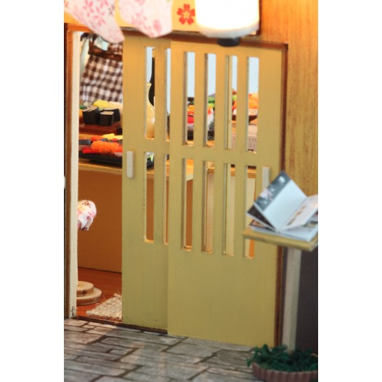 Интерьерный конструктор Hobby Day DIY MiniHouse, Суши Бар «SAKURA», 13827-1
