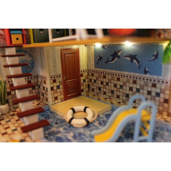 Интерьерный конструктор Hobby Day DIY MiniHouse, Таунхаус, M029-2