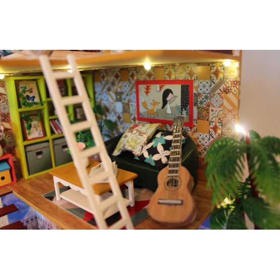 Интерьерный конструктор Hobby Day DIY MiniHouse, Таунхаус, M029-1